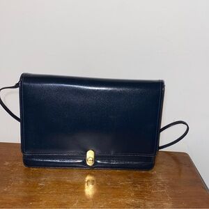 Jay Herbert New York I. Magnin black leather handbag‎​​ vintage